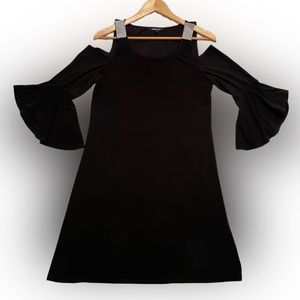 Ónix Women's Black Cold Shoulder Dress Size:6